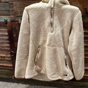 North face fleece hoodie